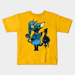 Cat Witch Kids T-Shirt